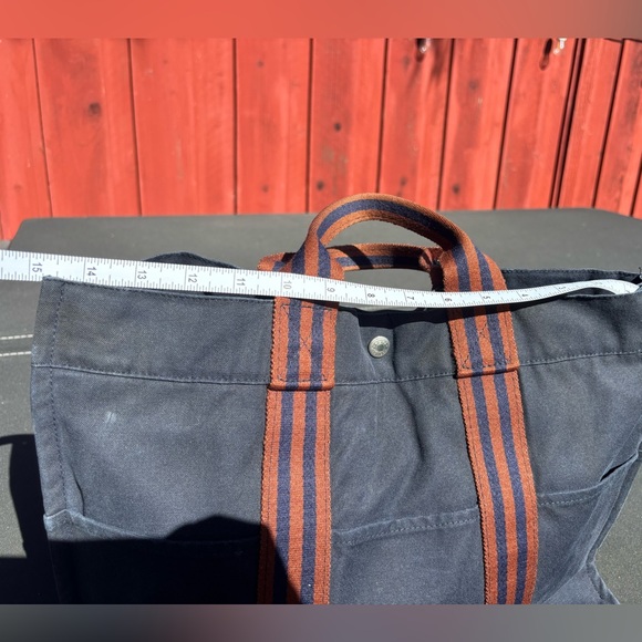 Vintage Hermes Canvas Tote Bag - Picture 7 of 11